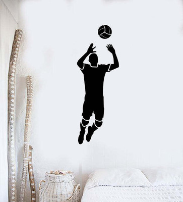Xskin 37 cm Game Sport Player Ball Feed Passing Self Adhesive Sticker(Pack of 1)