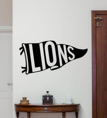 SnappyVinyl 62 cm Lions Decal Vinyl Wall Self Adhesive Sticker(Pack of 1)