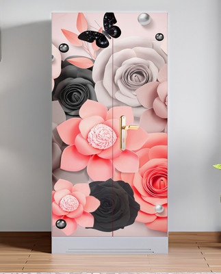 DURGAWALLCRAFT 200 cm Almirah Sticker & Door Stickers Wallpaper Big Size Wardrobe Sticker Wallpaper Self Adhesive Sticker(Pack of 1)