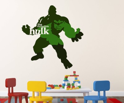 Wallzone 75 cm Hulk Removable Sticker(Pack of 1)