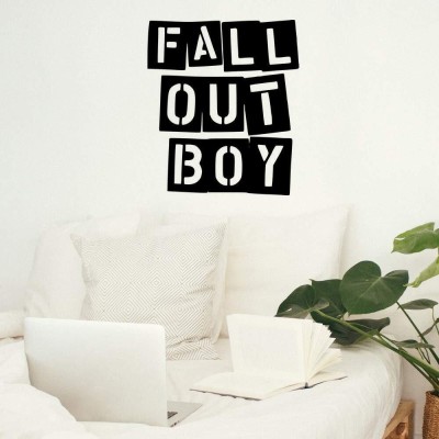 SnappyVinyl 29 cm Fall Out Boy Rock Band Self Adhesive Sticker(Pack of 1)