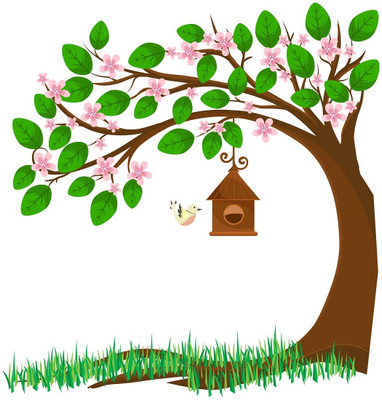 Wallme 80 inch Tree | Non-Reusable Sticker Self Adhesive Sticker(Pack of 1)