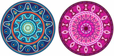 Walldecor 30 cm NEW ST10 306AS160 H106 Removable Sticker(Pack of 2)