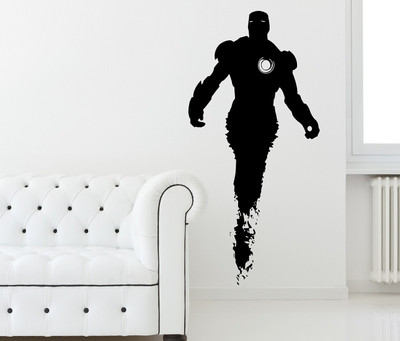 WALLARSH 110 cm Iron Man Removable Sticker(Pack of 1)