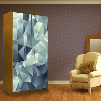 DECOR INDIA SOLUTION 213 cm Almirah Door Wallpaper Sticker (39 inch x 84 inch ) Self Adhesive Sticker(Pack of 1)