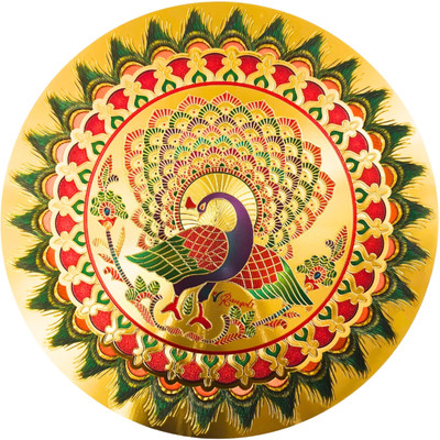 RosaStella 24 cm 1 PCS Rangoli Sticker for Floor Decoration Diwali Home Decoration Self Adhesive Sticker(Pack of 1)