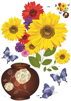 zocket 45 cm SH31 Self Adhesive Sticker(Pack of 1)