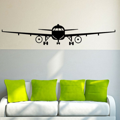 walkart 2.54 cm design of landing helicopter Removable Sticker(Pack of 1)