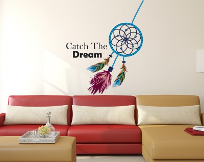 Wallzone 80 cm DREAM CATCHER Removable Sticker(Pack of 1)