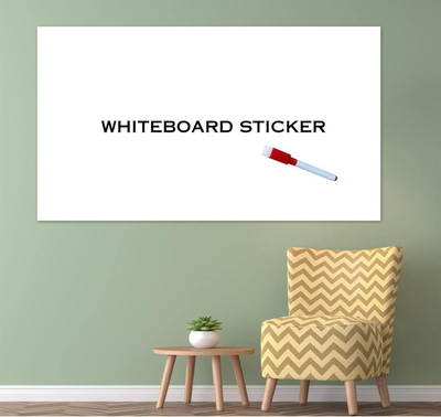 Wisdom 127 cm Whiteboard Wall Sticker Removable and Waterproof Wallpaper Self Adhesive Sticker(Pack of 1)