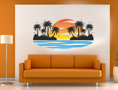 GLOBAL GRAPHICS 58 cm wallsticker Self Adhesive Sticker(Pack of 1)