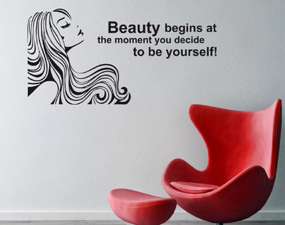 marvellous 100 cm m_beautybegins Self Adhesive Sticker(Pack of 1)
