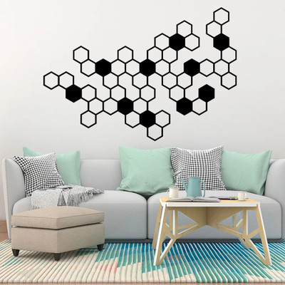 Xskin 67 cm Fun Geometry Self Adhesive Sticker(Pack of 1)