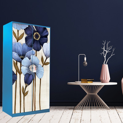 WallDaddy 213 cm WDST-LongStickFlowerAlmira Self Adhesive Sticker(Pack of 1)