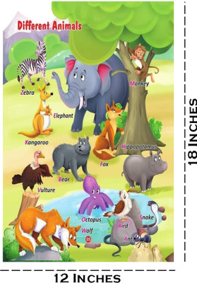 surmul 18 inch Wall Poster For Home, School, Office & Other Places Wall Poster 12x18 Inch Self Adhesive Sticker(Pack of 1)