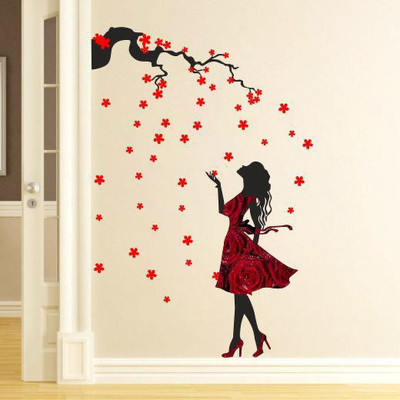KgnDesigns 90 cm KDS_SDAS530 Self Adhesive Sticker(Pack of 1)