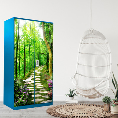 WallDaddy 213 cm WDST-JUNGLEWAY Self Adhesive Sticker(Pack of 1)