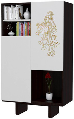WALLDESIGN 20.32 cm Elegant Krishna Gold (Small) Self Adhesive Sticker(Pack of 1)