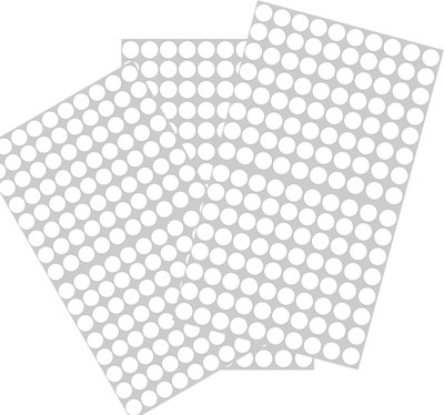 Thestickermom 0.5 inch Round White Dot Stickers –Multipurpose Labels for Kids, Small Business Self Adhesive Sticker(Pack of 850)