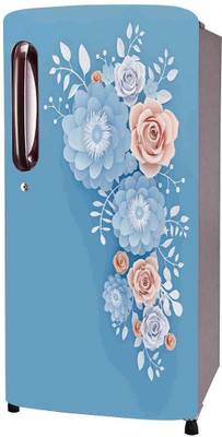 BDWALLDECOR 49 inch Fridge Wallpaper Sticker Wrap For Refrigerator Single Door (Size 24x49 Inch) Self Adhesive Sticker(Pack of 1)