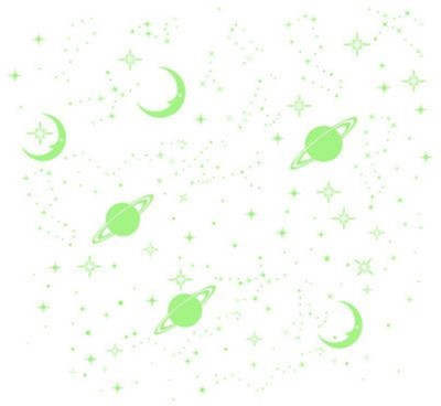 Khusbu Traders Abstract Green Wallpaper(10 cm x 12 cm)