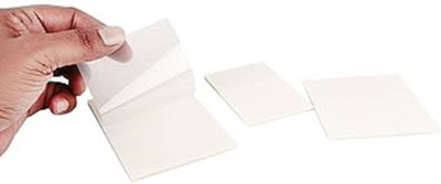 KRYTONE 3 inch 100 2X3 2X4 TRANSPARENT Removable Sticker(Pack of 1)