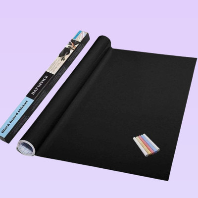 juggaris 45 cm Writing board sticker roll 45x200cm suitable for household office learning Removable Sticker(Pack of 1)