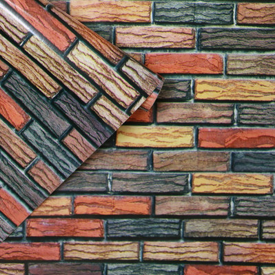 Whisq Abstract Brown Wallpaper(500 cm x 40 cm)