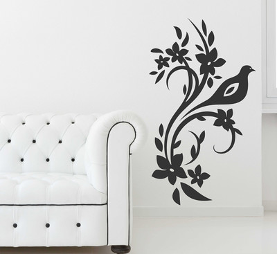 Wallzone 90 cm ABSTRACT Removable Sticker(Pack of 1)