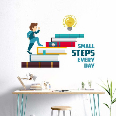 amazinghub 40 cm a...focus on goal Self Adhesive Sticker(Pack of 1)