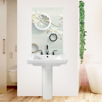 MODERN CREATIONS 90 cm PVC- Self Adhesive Wash Basin Waterproof Anti oil Wall Sticker Self Adhesive Sticker(Pack of 1)