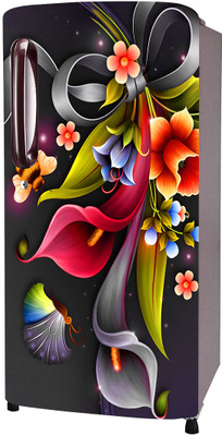 SDPRINTINGHUB 49 inch Fridge Single Door Wallpaper Sticker Wrap For Refrigerator (Size 24x50 inch) Self Adhesive Sticker(Pack of 1)