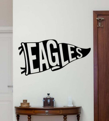 SnappyVinyl 50 cm Eagles Decal Vinyl Wall Self Adhesive Sticker(Pack of 1)