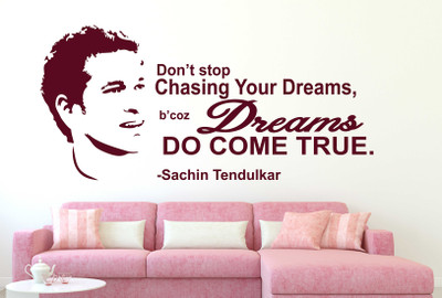 Littlebuds 95 cm Sachin Tendulkar Removable Sticker(Pack of 1)
