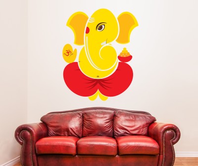 Littlebuds 60 cm Lord Ganesh Removable Sticker(Pack of 1)