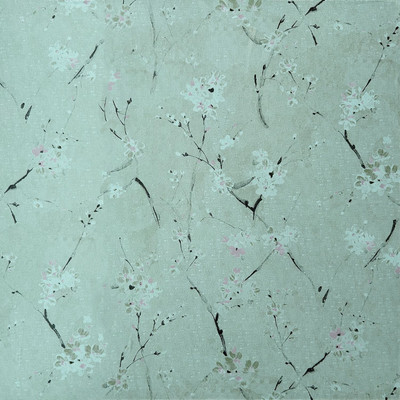 Anna Stella 304.8 cm Floral Leaves Beautiful Design Waterproof Wallpaper (304.8 x 45.72 cm) Self Adhesive Sticker(Pack of 1)