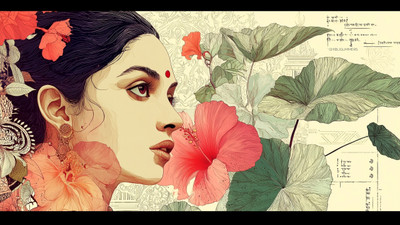 swaroopa 16.5 inch wall art sticker Self Adhesive Sticker(Pack of 1)