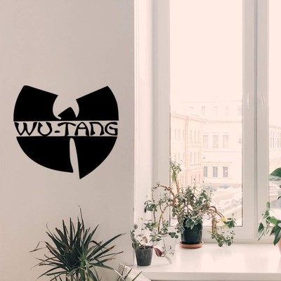 SnappyVinyl 29 cm Wu Tang Rock Band Wall Decals, Easy to Apply Self Adhesive Sticker(Pack of 1)