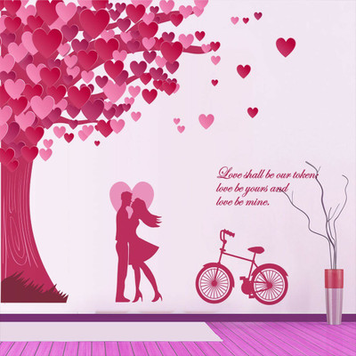 walkart 1 cm complete love scenario in your room Removable Sticker(Pack of 1)