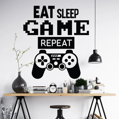 Xskin 47 cm Gaming Zone Game Self Adhesive Sticker(Pack of 1)