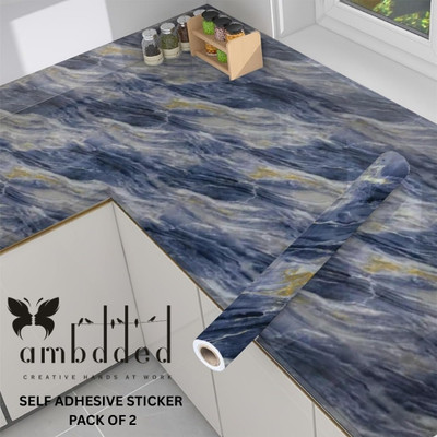 ambdded 200 cm AMB-STICKER-84-PACKOF-2 Self Adhesive Sticker(Pack of 2)