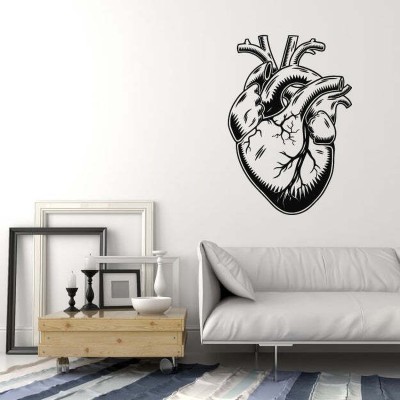 SnappyVinyl 33 cm Clinic Medicine Hospital Doctor Heart Self Adhesive Sticker(Pack of 1)