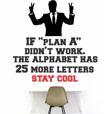 amazinghub 60 cm A..STAY GOAL Self Adhesive Sticker(Pack of 1)