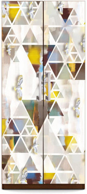 Creative Print Solution 177.8 cm Tiles Design Almirah Sticker size 30x70 inch Self Adhesive Sticker(Pack of 1)