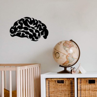 Xskin 29 cm Human Brain Wall Decals, Easy to Apply and Remove Self Adhesive Sticker(Pack of 1)