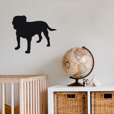 Xskin 29 cm Bulldog Dog2 Wall Decals, Easy to Apply and Remove, 29cm Self Adhesive Sticker(Pack of 1)