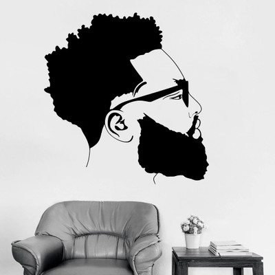 Xskin 29 cm Barber Store Self Adhesive Sticker(Pack of 1)