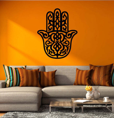 Xskin 27 cm Hand Amulet Arabic Symbol Of Self Adhesive Sticker(Pack of 1)