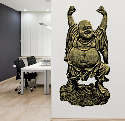 Wallzone 80 cm Abstract Removable Sticker(Pack of 1)