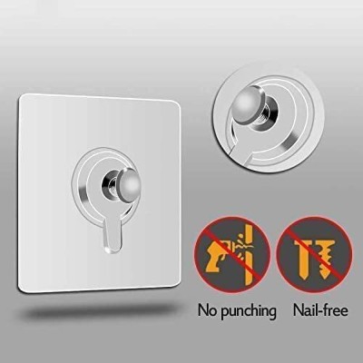 MOHINNI CREATION 5.5 cm Self Adhesive Wall Bolt Screw Sticker Hook SCREWX10.84 Self Adhesive Sticker(Pack of 10)